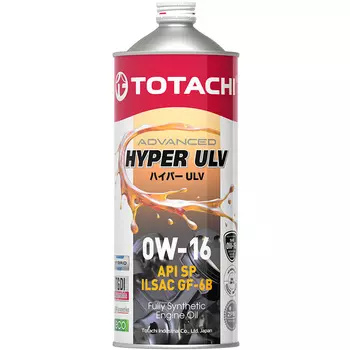 Моторное масло Totachi Hyper ULV 0W-16, 1 л