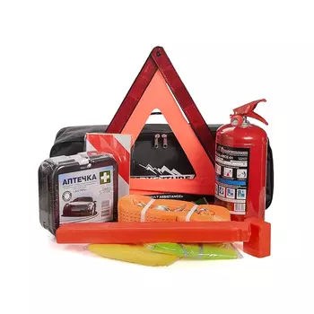 Набор автомобилиста ADVENTURE (8 предметов, все для ТО) черная (art.7717042546)