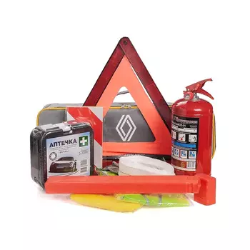 Набор автомобилиста RENAULT ASSISTANCE (7 предметов, все для ТО) серая (art.7717001632)