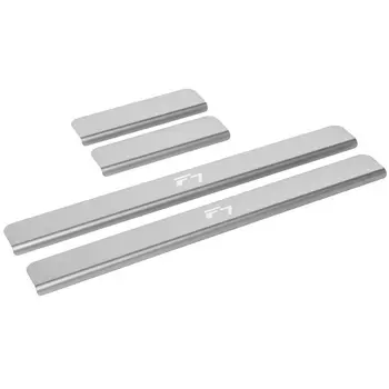 Накладки порогов Rival для Haval F7 2019-/F7x 2019-, нерж. сталь, с надписью, 4 шт. (NP.9401.3)