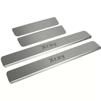 Накладки порогов Rival для Lada XRAY хэтчбек, Cross 2016-2018 2018-