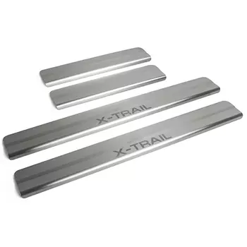 Накладки порогов Rival для Nissan X-Trail lll 2015-2018 2018-