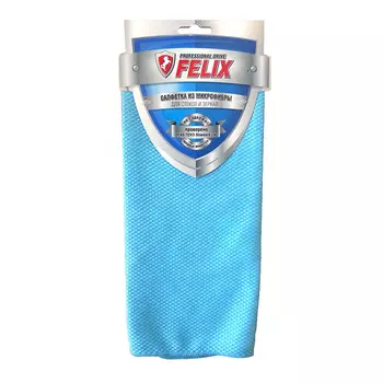 Салфетка микрофибра FELIX для стекол и зеркал (art. 411040072)