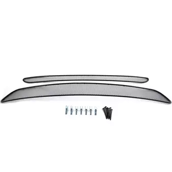 Сетка на бампер внешняя Arbori для Kia Sorento II рестайлинг 2012- черная 10 мм (01-300212-101)