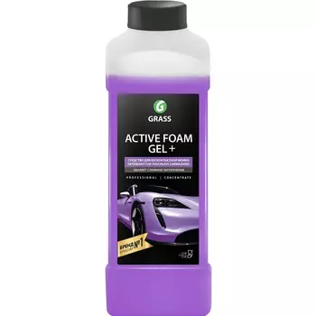 Шампунь для бесконтактной мойки Grass Active Foam GEL+ концентрат 1 л (art. 113180)