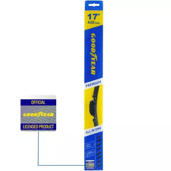 Щетка стеклоочистителя бескаркасная Goodyear Premium 430 мм/17"