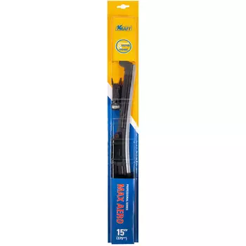 Щетка стеклоочистителя бескаркасная Kraft 375мм 10 адаптеров