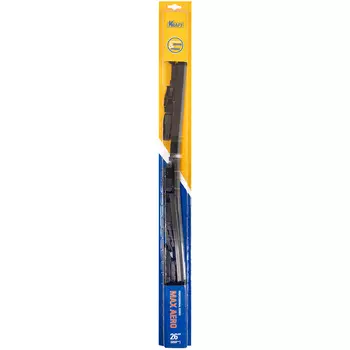 Щетка стеклоочистителя бескаркасная Kraft 650мм 10 адаптеров