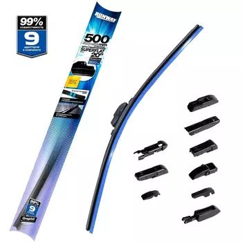 Щетка стеклоочистителя бескаркасная Runway Superflat 500мм/20" (art.RW-20U)