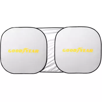 Шторка солнцезащитная на лобовое стекло 153х75 см универсальная в чехле для хранения(art. GY005301)