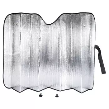 Шторка солнцезащитная на лобовое стекло Arnezi 142x80см светоотражающая