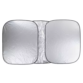 Шторка солнцезащитная на заднее и лобовое стекло Arnezi 142x80см светоотражающая