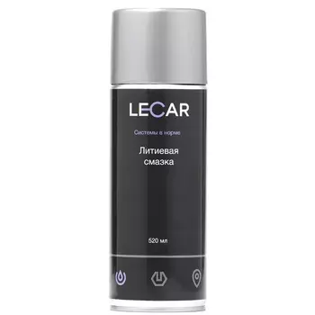 Смазка литиевая Lecar 520 мл аэрозоль