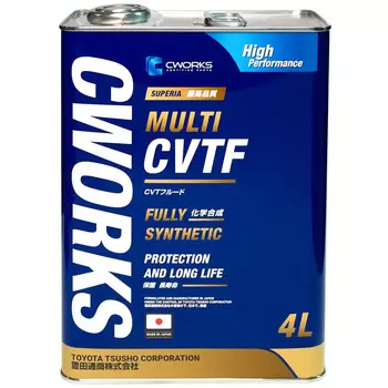Трансмиссионное масло CWORKS SUPERIA MULTI CVTF CVT