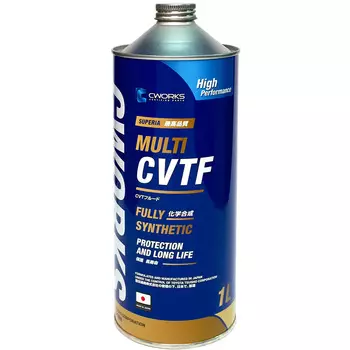 Трансмиссионное масло CWORKS SUPERIA MULTI CVTF CVT, 1 л