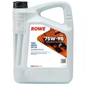 Трансмиссионное масло ROWE Hightec Topgear HC-LS 75W-90, 5 л
