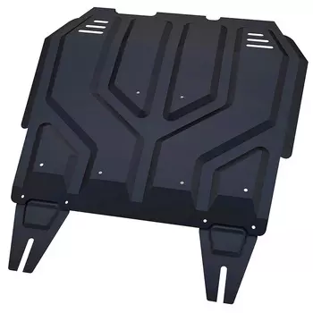 Защита картера и КПП АвтоБРОНЯ для Citroen C4 Aircross 2012-2016/C-Crosser 2007-2013/Mitsubishi ASX 2010-2015, 2017-/Lancer X 2007-2016