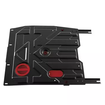 Защита картера и КПП АвтоБРОНЯ для Fiat Sedici 2005-2012/Suzuki SX4 2007-2013