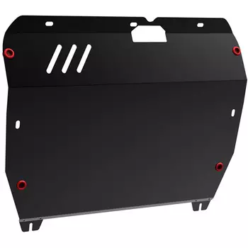 Защита картера и КПП АвтоБРОНЯ для Hyundai/Kia Santa Fe 2001-2006/Santa Fe Classic 2006-2012/Jac Rein 2007-2011/TAGAZ С190 2011-2013