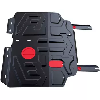 Защита картера и КПП АвтоБРОНЯ для Lifan X60 2012- (V - 1.8)/X70 FWD 2018- (V - 2.0)