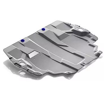 Защита картера и КПП Rival для Volkswagen Caddy 2015- алюминий (4 мм)