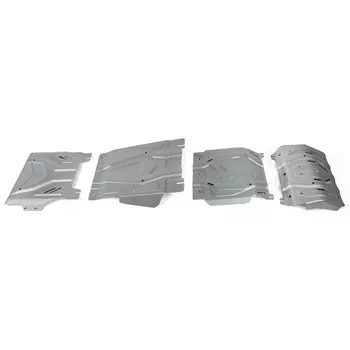 Защита радиатора, картера, КПП и РК АвтоБРОНЯ для Fiat Fullback 2016-/Mitsubishi L200 V 2015-2018 2018-/Pajero Sport III 2016-,алюминий (4 мм) K333.4046.3