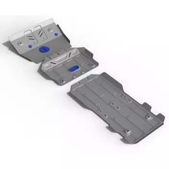 Защита радиатора, картера, КПП и РК Rival для Lexus GX 460 2009-/Toyota Land Cruiser 150 Prado 2009- алюминий