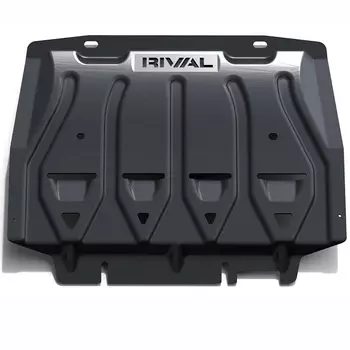 Защита радиатора Rival для Ford Ranger III (V - 2.2D) 2011-2015, сталь 3 мм (2111.1841.1.3)