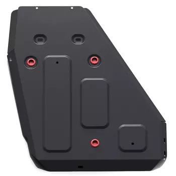 Защита топливного бака и редуктора АвтоБРОНЯ для Geely Tugella 2020-н.в., сталь 1.8 мм, с крепежом, штампованная (111.01924.1)