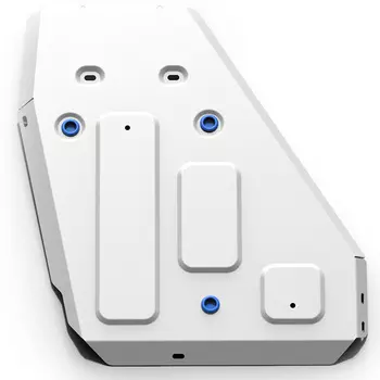 Защита топливного бака и редуктора Rival для Geely Tugella 2020-н.в., алюминий 3 мм, с крепежом, штампованная (333.1924.1)