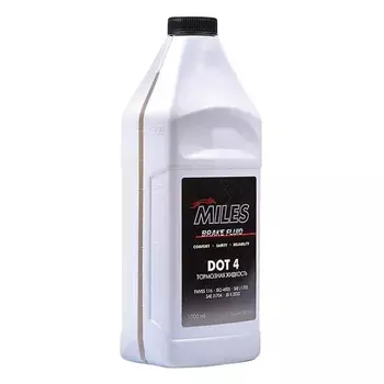 Жидкость тормозная Miles DOT4 1л (art.EBF1000)