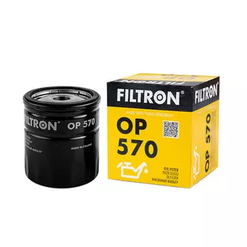 FILTRON фильтр масл. OP 570 H85 D76.5 M18x1.5 Opel Ascona/Astra/Omega/Kadett/Vectra 1.3-3.0i 85
