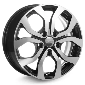 КиК Lifan X60 (КС704) 6.5x16/5*114.3 D60.1 ET45 Алмаз-черный