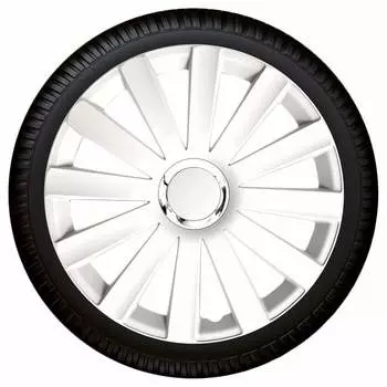 Колпаки колес декоративные R-15 СПАЙДЕР ПРО БЕЛЫЙ (1 шт) VSK 00069627