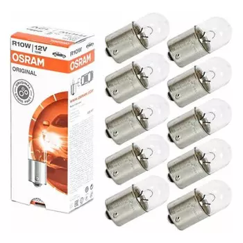 Лампа OSRAM 5008 R10W 12V 10W BA15s подсветка номера, противотуманная фара задн.