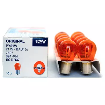 Лампа OSRAM 7507 PY21W желтая
