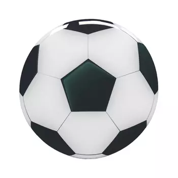 Наклейка объемная 3D FORteCAR (009002) ФУТБОЛЬНЫЙ МЯЧ D-12