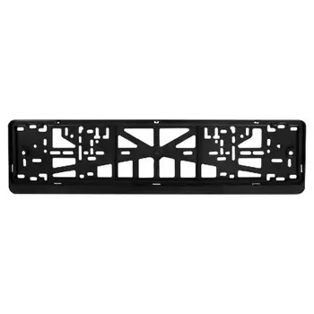 Рамка под номерной знак универсальная черная VSK-00008190