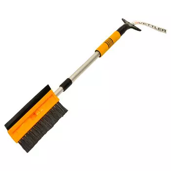 Щетка для очистки снега со скребком VETTLER VE SB-7 (50-80 см) поворотная 90 , телескопическая