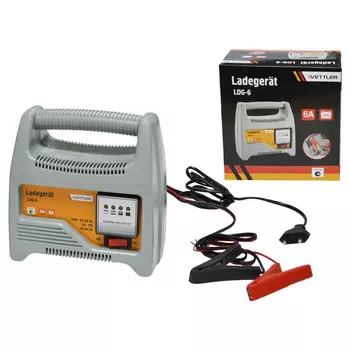 Зарядное устройство для автомобильного аккумулятора VETTLER LDG-6 12В 6A