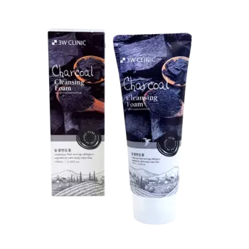 3W Clinic Charcoal Cleansing Foam