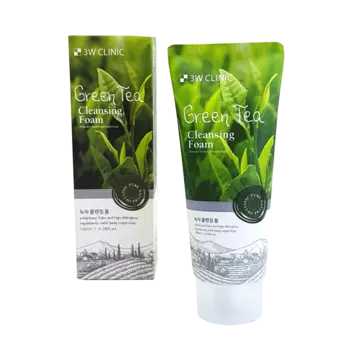 3W Clinic Green Tea Cleansing Foam