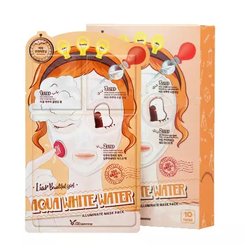 Elizavecca 3-step Aqua White Water Illuminate Mask Sheet