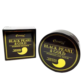 Esthetic House Black Pearl &amp; Gold Hydrogel Eyepatch