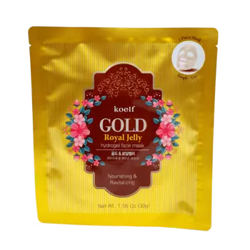 KOELF Gold &amp; Royal Jelly Hydrogel Face Mask