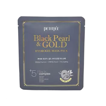 PETITFEE Black Pearl&amp;Gold Hydrogel Mask Pack