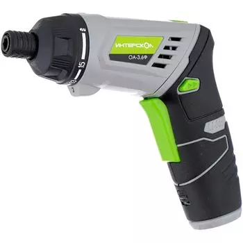 Аккумуляторная отвертка Интерскол