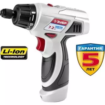 Аккумуляторная отвертка ЗУБР