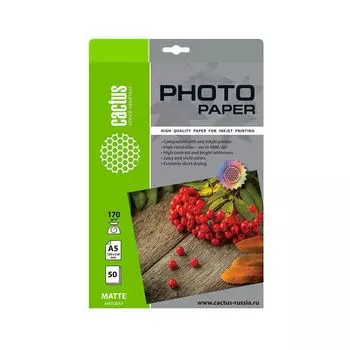 Фотобумага Cactus