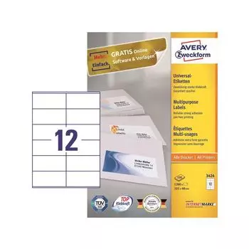 Этикетки Avery Zweckform